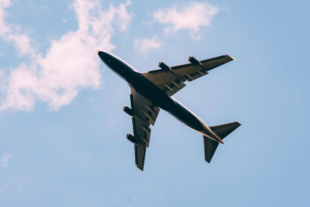 Airplane carrying express cargo.